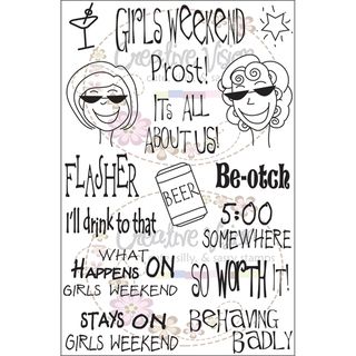 Clear Stamps 4x6 girls Weekend