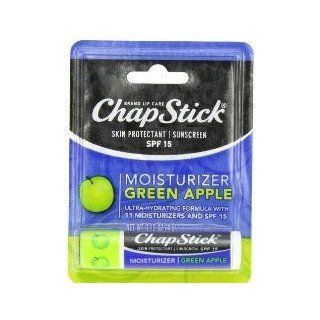 ChapStick Green Apple, 0.15 Ounce (Pack of 6)  Bath Products  Beauty