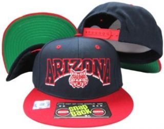 Arizona Wildcats Navy/Red Two Tone Plastic Snapback Adjustable Plastic Snap Back Hat / Cap Clothing
