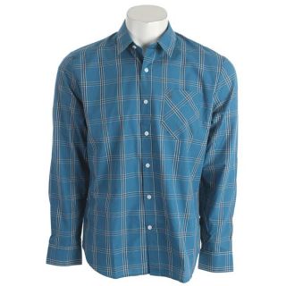 Volcom Why Factor Plaid L/S Shirt Vintage Blue