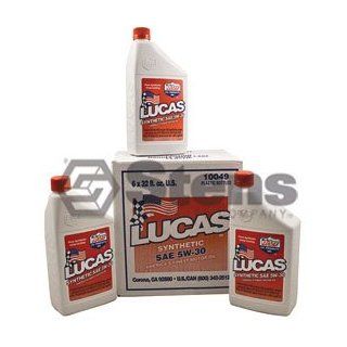 Lucas Oil Synthetic Motor Oil SAE 5W 30, 6 BTLS/1 QT Patio, Lawn & Garden