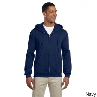 Jerzees Mens Super Sweats Nublend Fleece Full zip Hooded Jacket Navy Size XXL