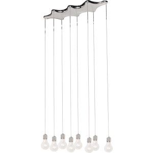 ET2 Lighting ET2 E22698 18PC Polished Chrome Edison 8 Light Pendant