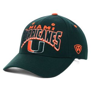 Miami Hurricanes Top of the World NCAA Fearless Adjustable Cap