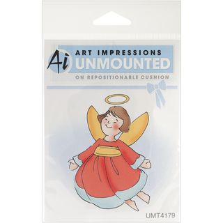 Art Impressions Christmas 2012 Cling Rubber Stamp hope Angel