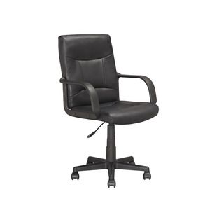 Corliving Lof 809 o Black Leatherette Executive Office Chair