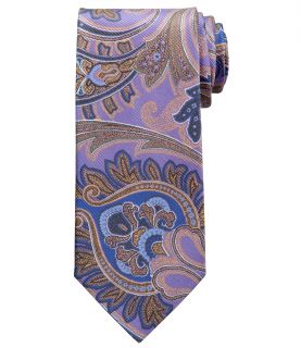 Signature Gold Large Paisley Tie JoS. A. Bank