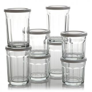 Working Glasses 8 piece Set with Lids