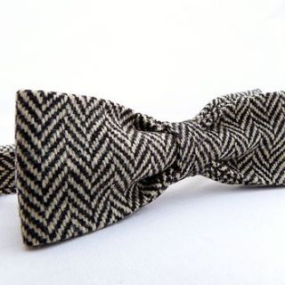 irish tweed skinny bow tie by moaning minnie