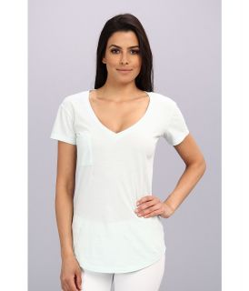 LAmade V Pocket Tee Womens Short Sleeve Pullover (White)