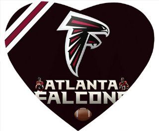 Atlanta Falcons Logo NFL Sport Heart shaped Mouse Pad by telephonecase 
