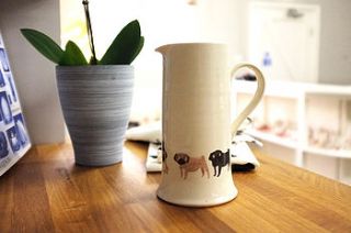 pug slim jug by fenella smith