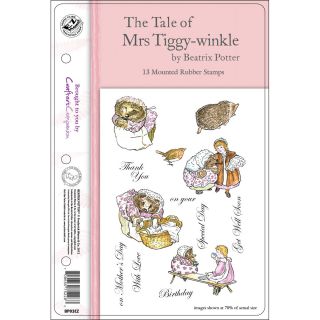 Beatrix Potter EZmount Stamp Set   5.5x8.5 the Tale Of Mrs. Tiggy winkle