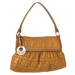Fendi Chef Zucca Jacquard Shoulder Bag Fendi Designer Handbags