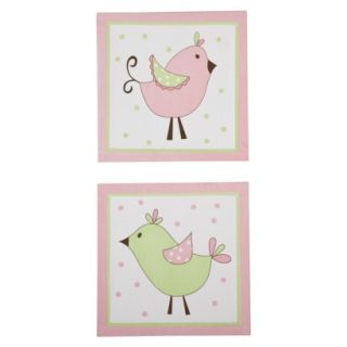 My Baby Sam Pink, Green PB in Pink 2pc Wall Décor
