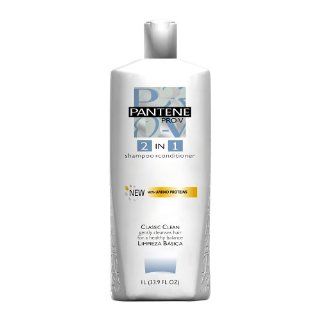 Pantene Pro V 2N1 Shampoo and Conditioner, Classic Clean, Value Pack, 33.9 Ounces  Shampoo Plus Conditioners  Beauty