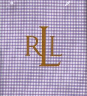 Lauren by Ralph Lauren Light Lilac Purple Gingham TWIN Comforter   Duvet Covers
