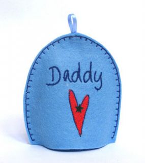 personalised felt egg cosy by laura windebank