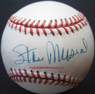 Stan Musial Signed Baseball at 's Sports Collectibles Store