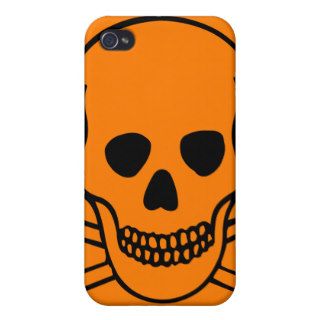 Skull and Crossbones Hazard iPhone 4/4S Case