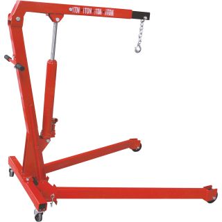 Torin Big Red 1 Ton Folding Shop Crane — Model# T31002  Engine Hoists