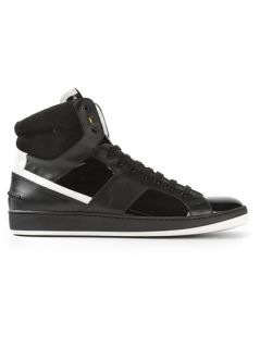 Fendi Monochrome Hi top Sneaker