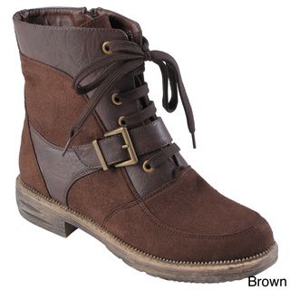 Hailey Jeans Co. Women's 'PCH' Buckle Detail Round Toe Boots Hailey Jeans Co Boots