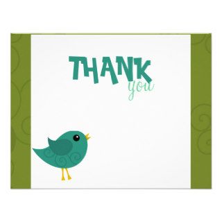 Perfect Bird Thank You Note Invitation
