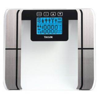Taylor Cal Max Body Fat Scale   Glass/Stainless