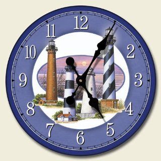 Lighthouse   12" decorative wall clock made in USA  