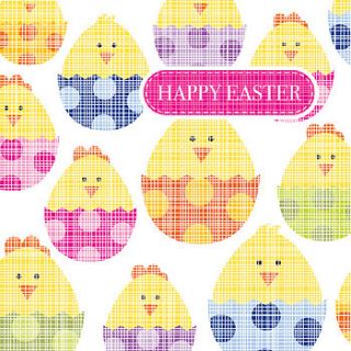 easter chicks card by aliroo