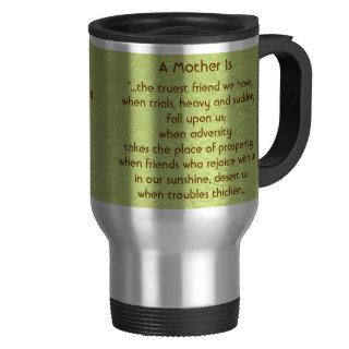 A Mother Washington Irving Quote Dandelions Mug