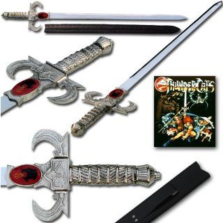 Sword of Omens Lion O's Thundercats TV Cartoon Blade Replica with Sheath  Martial Arts Swords  Sports & Outdoors