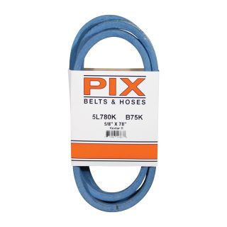 PIX Blue Kevlar V-Belt with Kevlar Cord — 78in.L x 5/8in.W, Model# B75K/5L780K  Belts   Pulleys