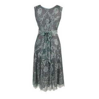 reef and teal kristen lace dress by nancy mac