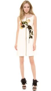 No. 21 Sleeveless Dress with Flower Detail