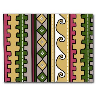 Peruvian Pattern Postcard