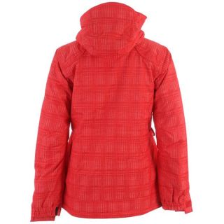 686 Reserved Luster Insulated Snowboard Jacket Watermelon Heather Plaid   Womens 2014