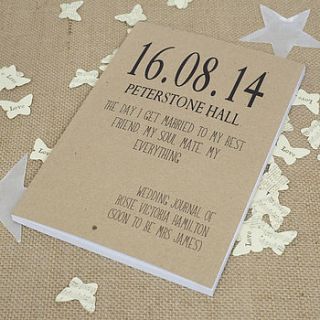 personalised wedding planner by tillyanna
