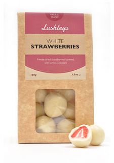 mother's day white chocolate strawberries by lushleys
