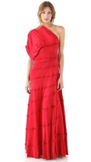 Catherine Malandrino One Shoulder Gown