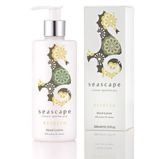 refresh hand lotion by seascape island apothecary