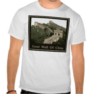 Great Wall Of China T Shirts