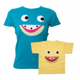 mother & daughter melon t shirt set by not for ponies