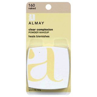 Almay Clear Complexion Powder Makeup, Naked 160, 0.3 Ounce Packages (Pack of 2)  Foundation Makeup  Beauty