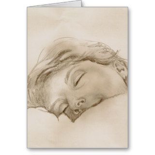 Sleeping Lady Mother's Day Card