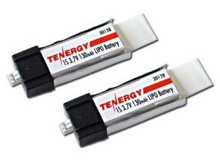 4 pieces Tenergy 3.7V 130mAh 10C LiPo Batteries for Blade MCX, Parkzone Vapor, Cessna RC helicopters Toys & Games