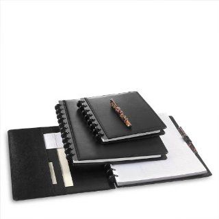 Circa Leather Universal Foldover Notebook Black  