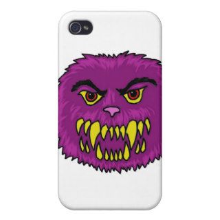 Fuzzy Monster Art Case For iPhone 4
