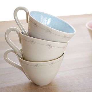 porcelain daisy cup by penny spooner ceramics